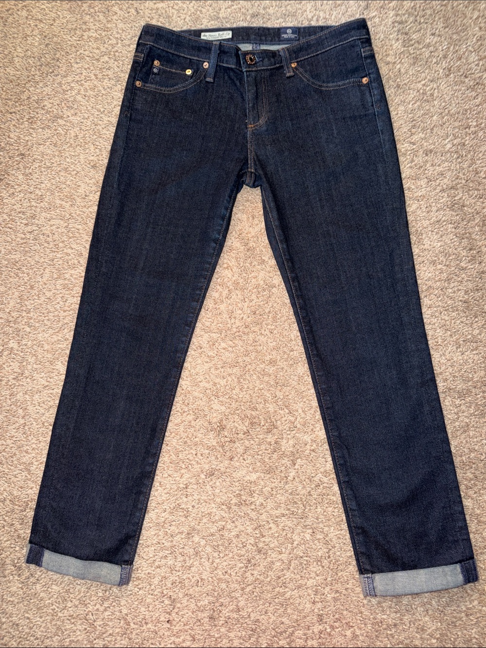 Ag Adriano Goldschmied The Stevie Roll Up Jeans size 28R